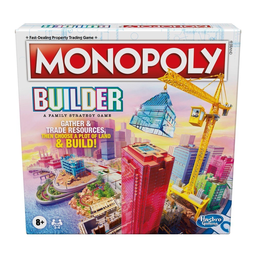 Monopoly Builder Board Game Board Games for Kids and Adults